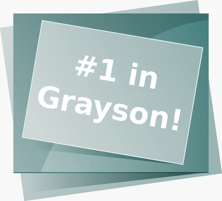#1 in Grayson!